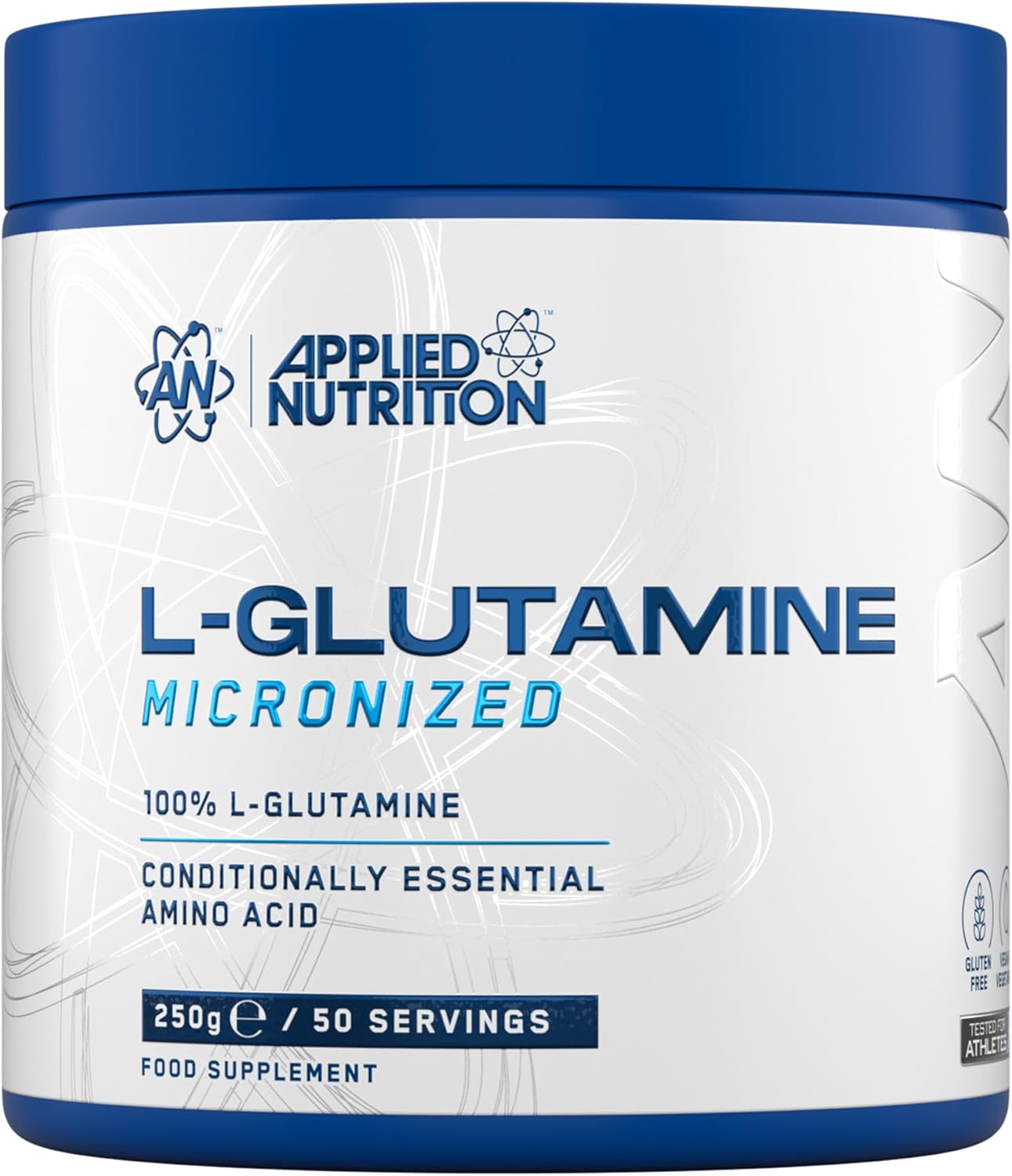 Applied Nutrition L Glutamine Powder - Amino Acid, Muscle Strength & Recovery, Boosts Immune System